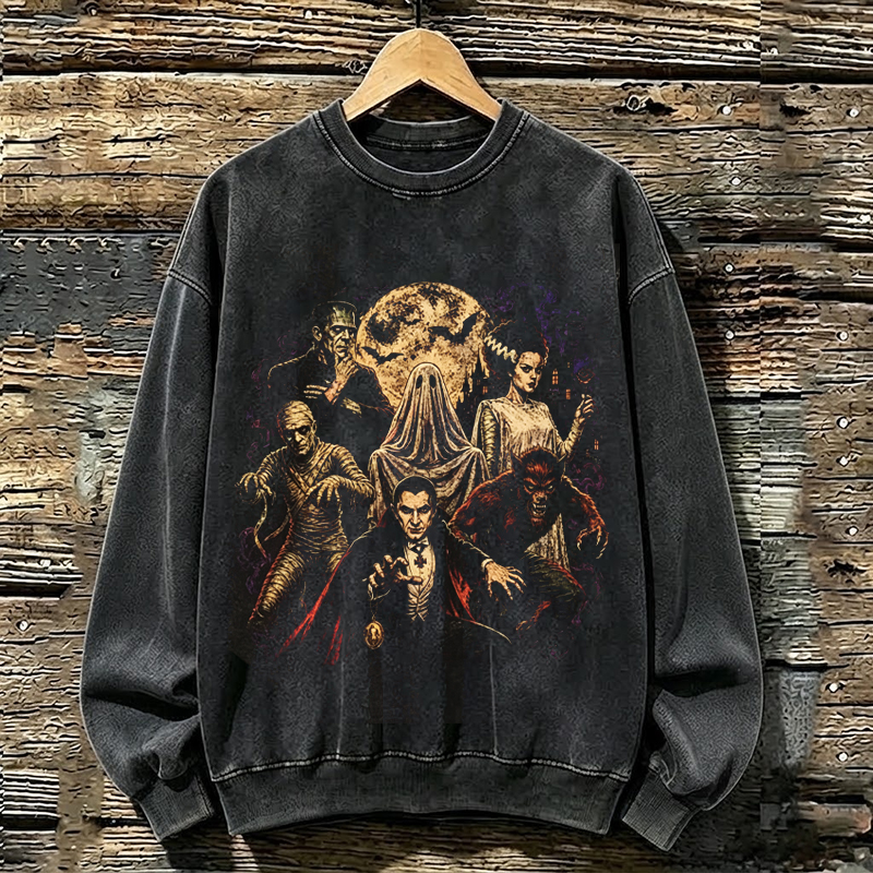 Vintage Horror Movie Sweatshirt