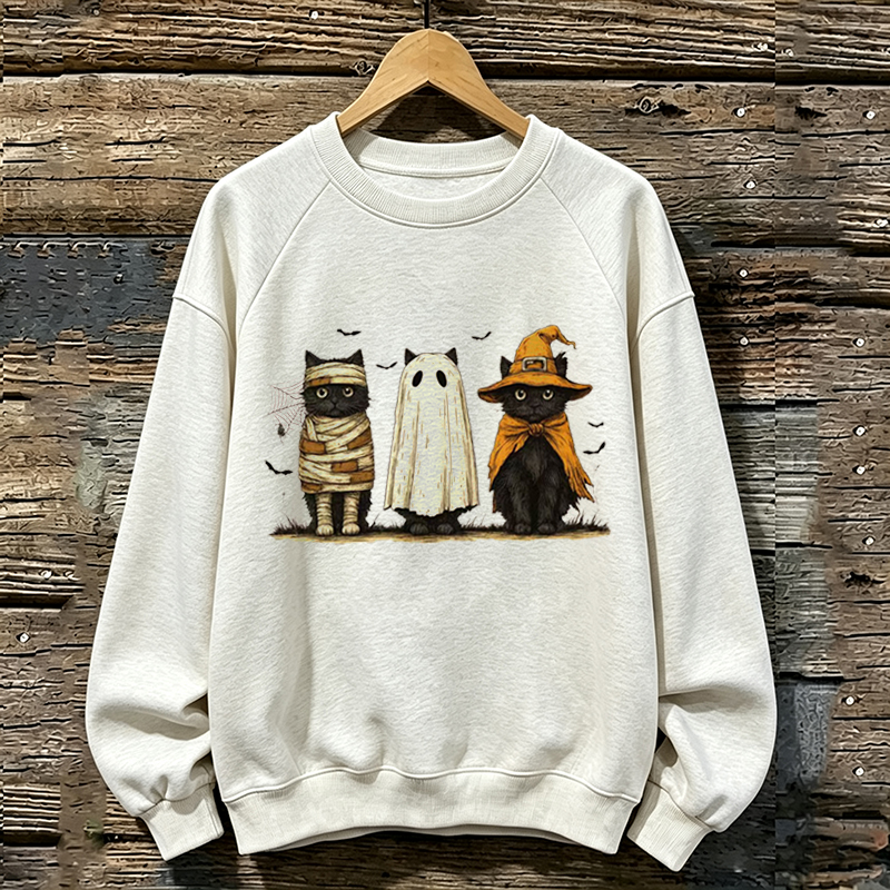 Halloween Cat Sweatshirt