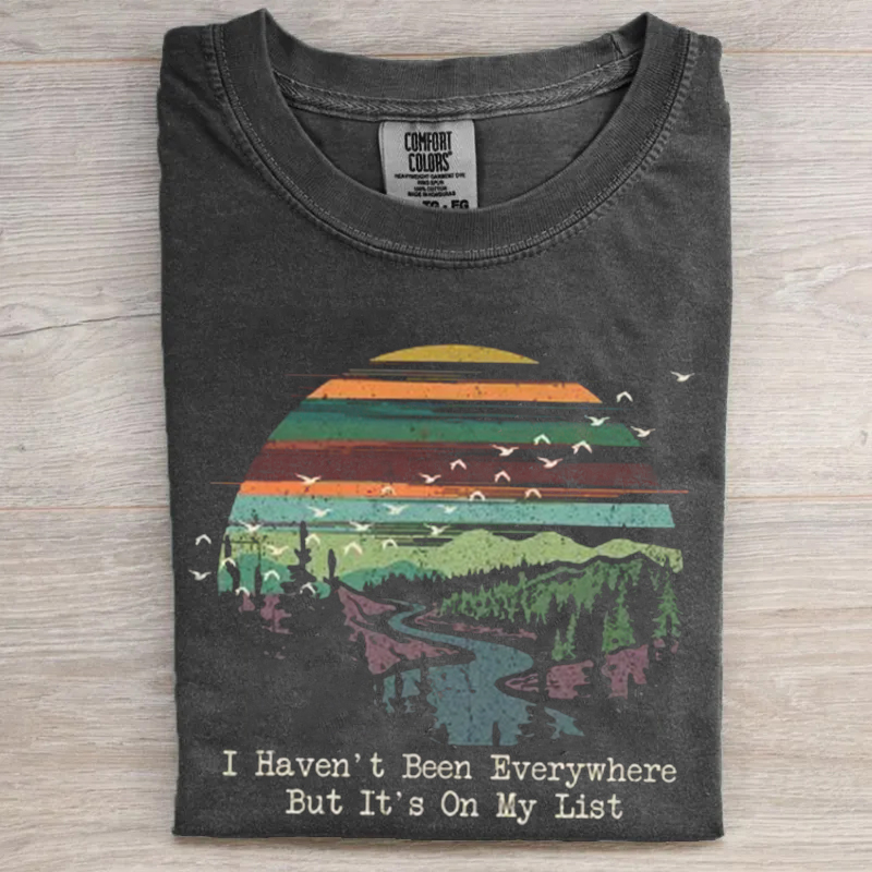 Adventurous Nature Gift for Campers Backpackers Travelers T-shirt