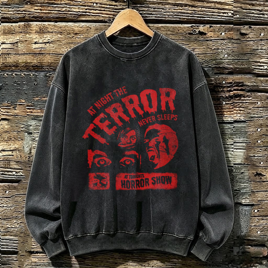 Vintage Horror Movie Sweatshirt