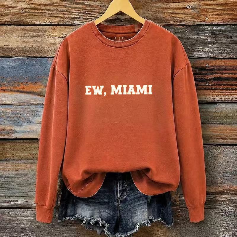 Ew, Miami Football Sweatshirt
