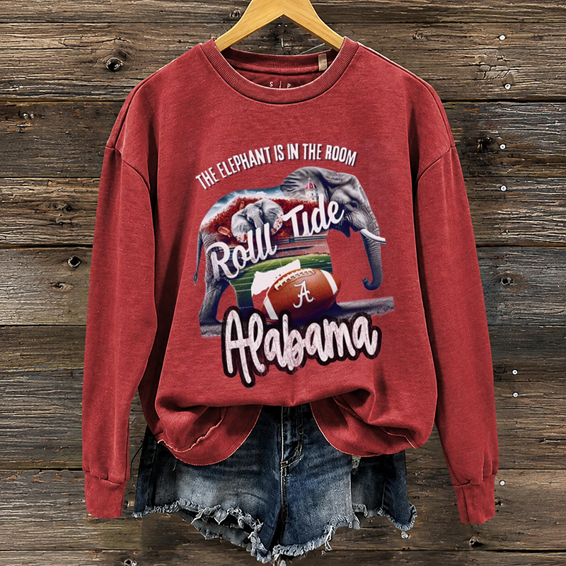 Alabama Crimson Tide Football Fan Sweatshirt