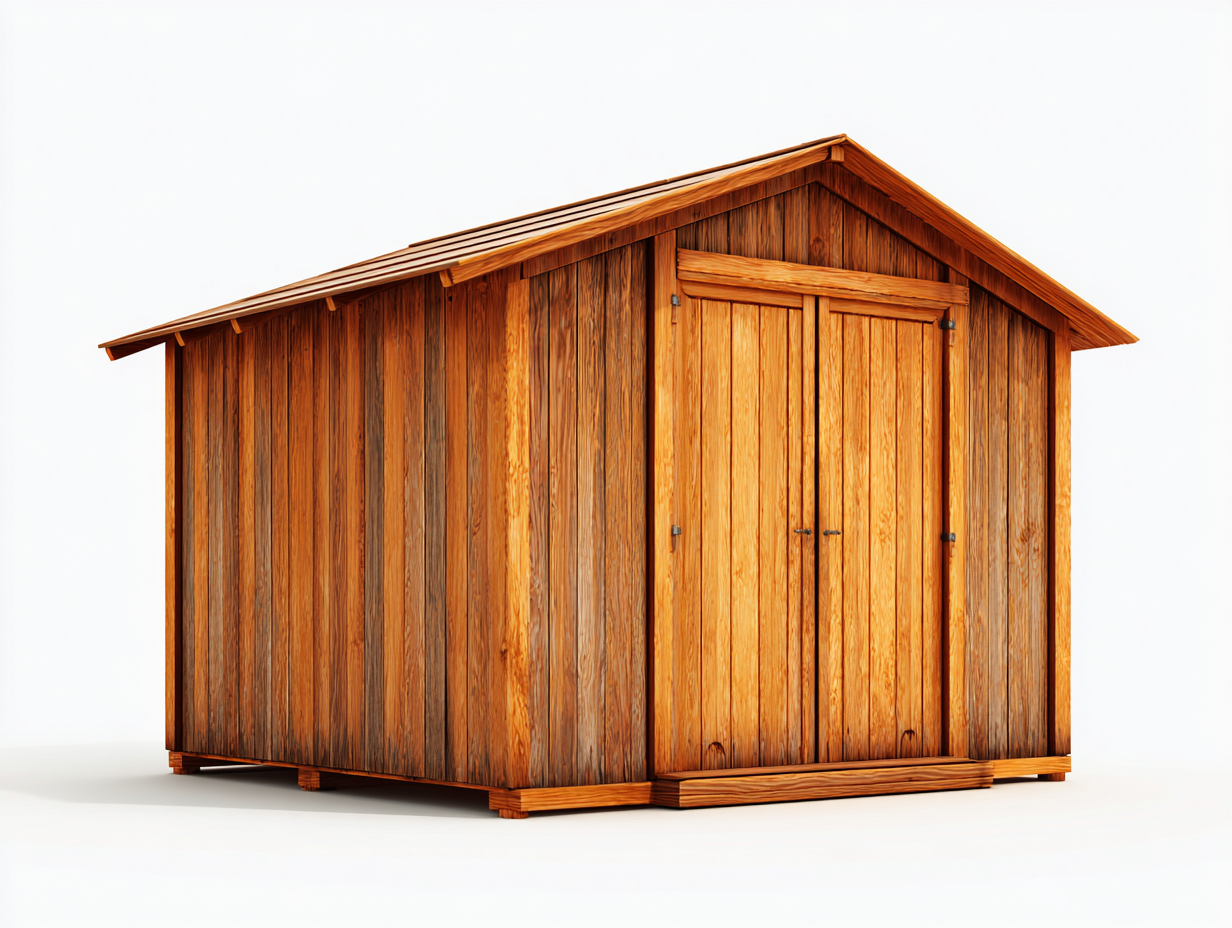 Casetas de jardín de madera 260x210x225 cm - marrón - diseño rústico-Ravoraahaus