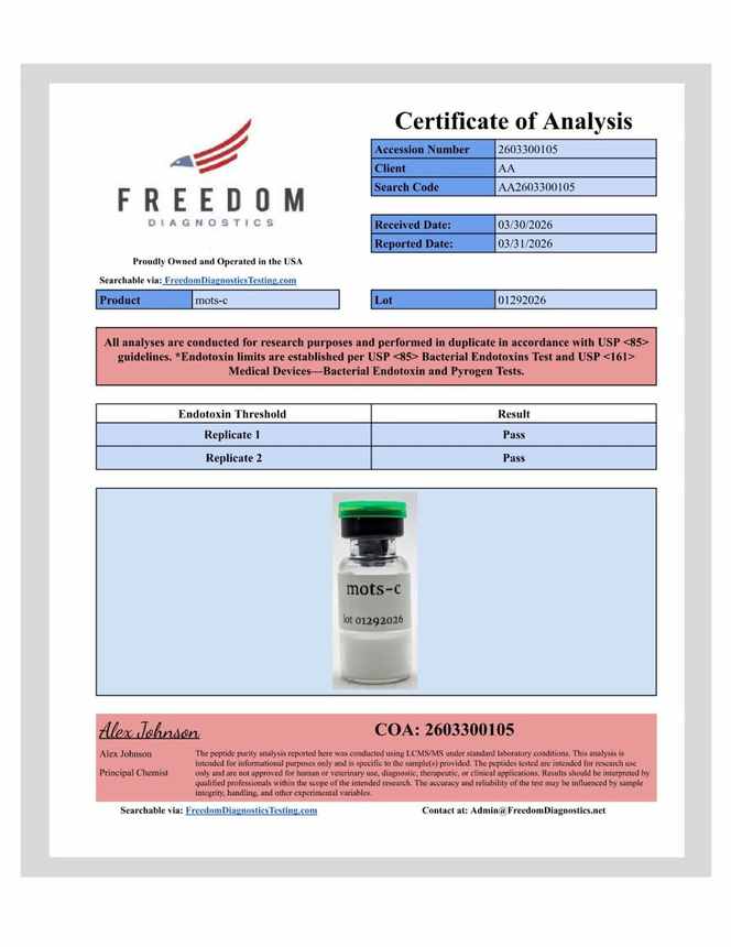 MOTS-C test report