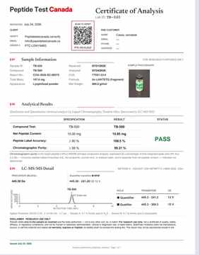 TB-500 test report thumbnail