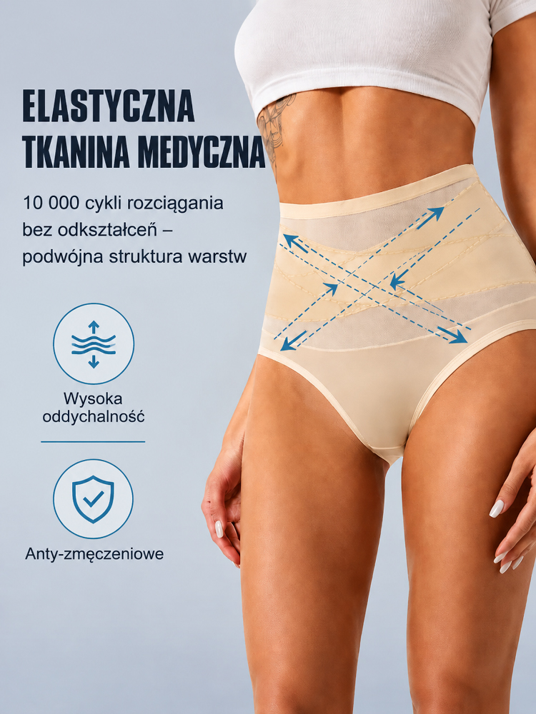 50%OFF   Bezszwowe majtki korygujące brzuch i unoszące pośladki 360°