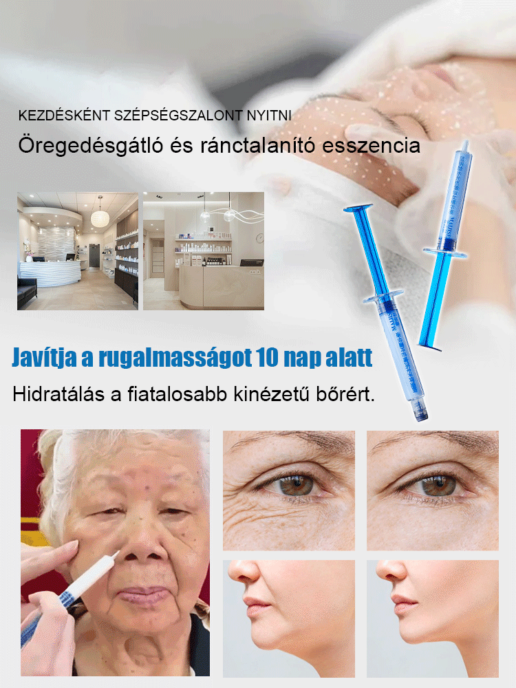 Prémium Ránctalanító Kollagén Szérum | Feszesebb Bőr Hetek Alatt-80%