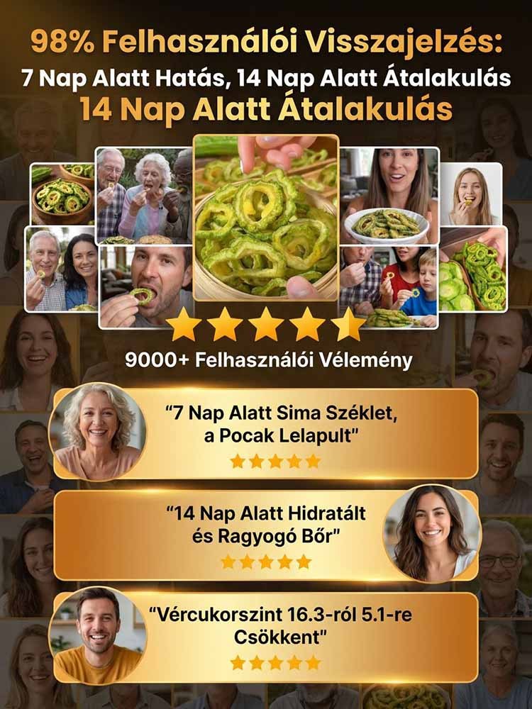 Természetes Keserűdinnye Chips - Bűntudat Nélküli Nassolás (50% Akció)