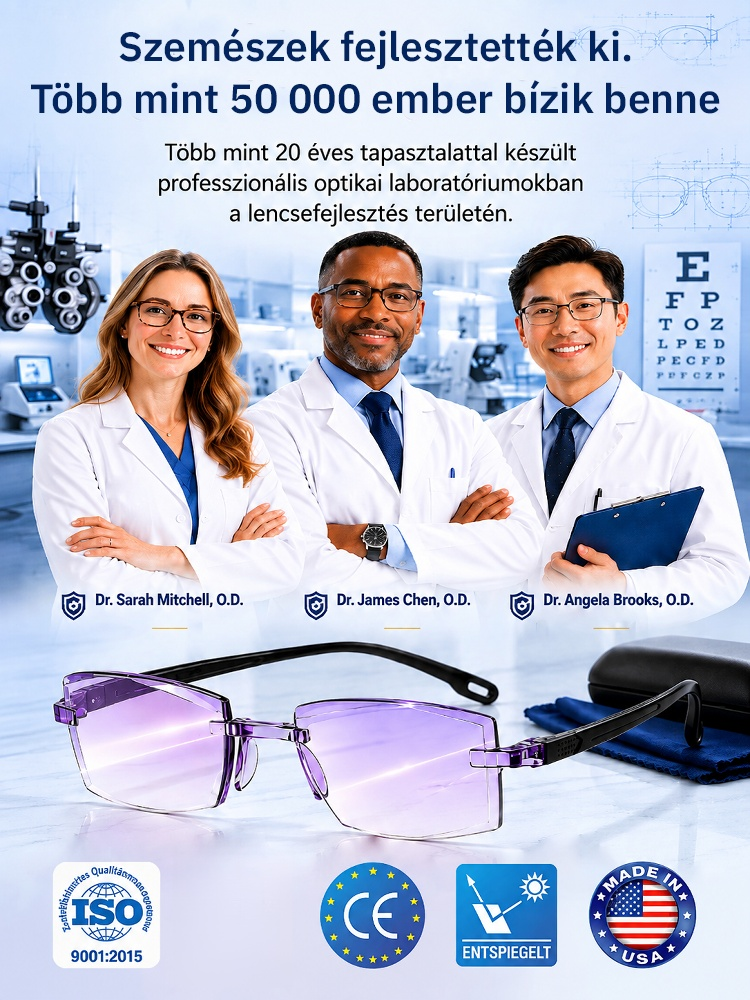 Intelligens Autofókuszos Olvasószemüveg Fényre Sötétedő Lencsével | -80% Kiárusítás