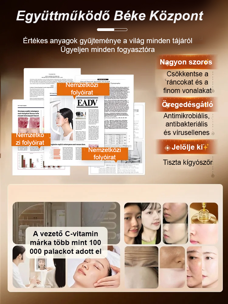 Koncentrált Ránctalanító Szérum | Azonnali Lifting Hatás Tűk Nélkül (-50%)