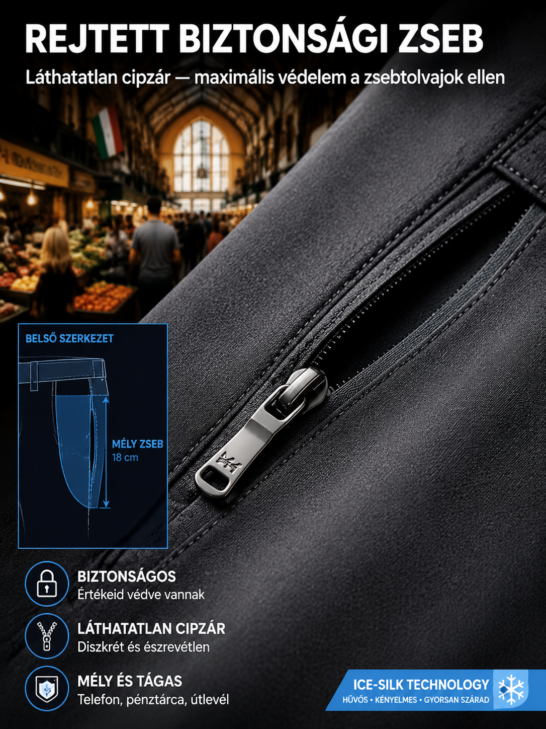 Ultrakönnyű Hűsítő Nyári Nadrág (-50%)