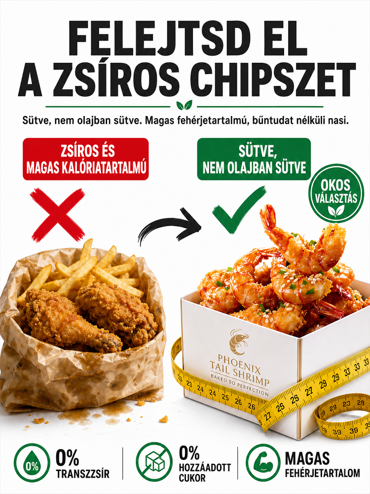 Ropogós Arany Garnéla | 2 Csomag - 75% OFF