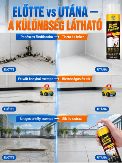 Üreges csempe javító ragasztó - Bontás nélkül!-50%