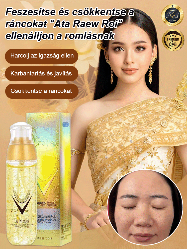 Koncentrált Ránctalanító Szérum | Azonnali Lifting Hatás Tűk Nélkül (-50%)