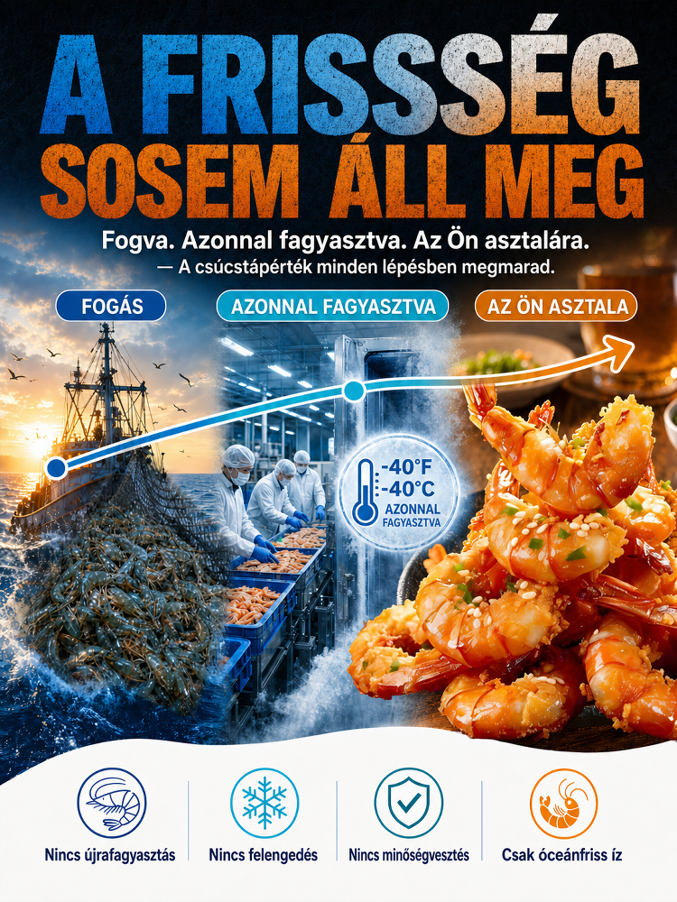 Ropogós Arany Garnéla | 2 Csomag - 75% OFF