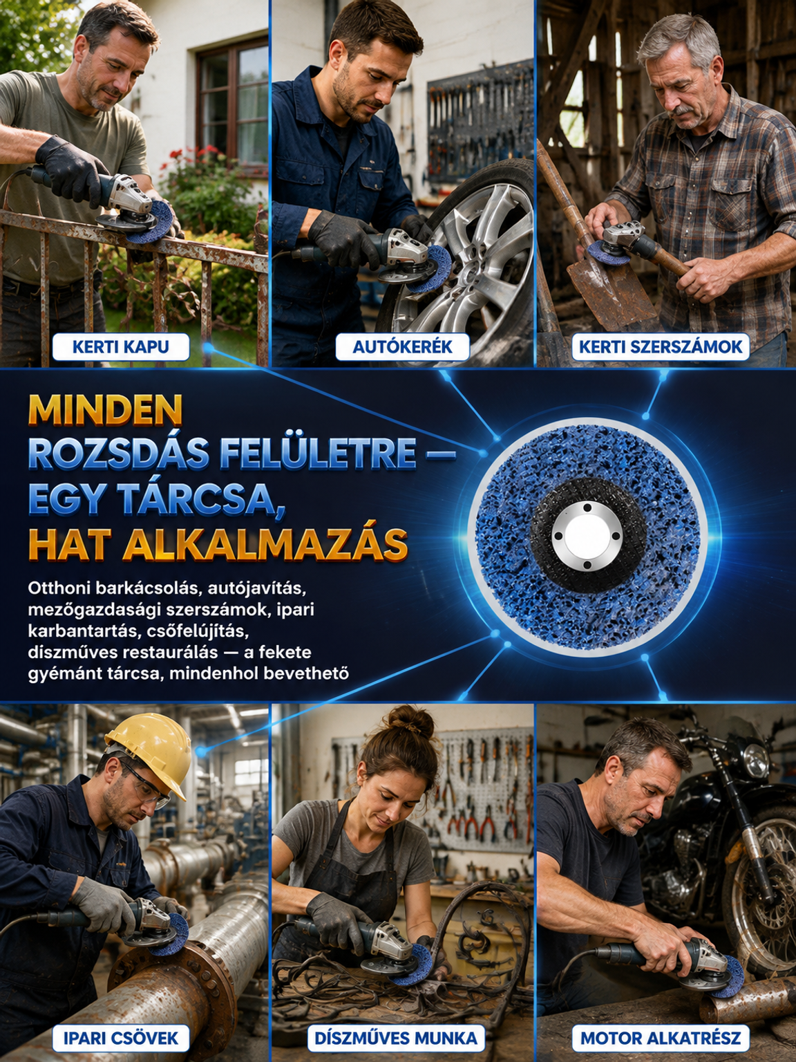 Prémium Sarokcsiszoló Korong (Utánvét + 50% Akció)