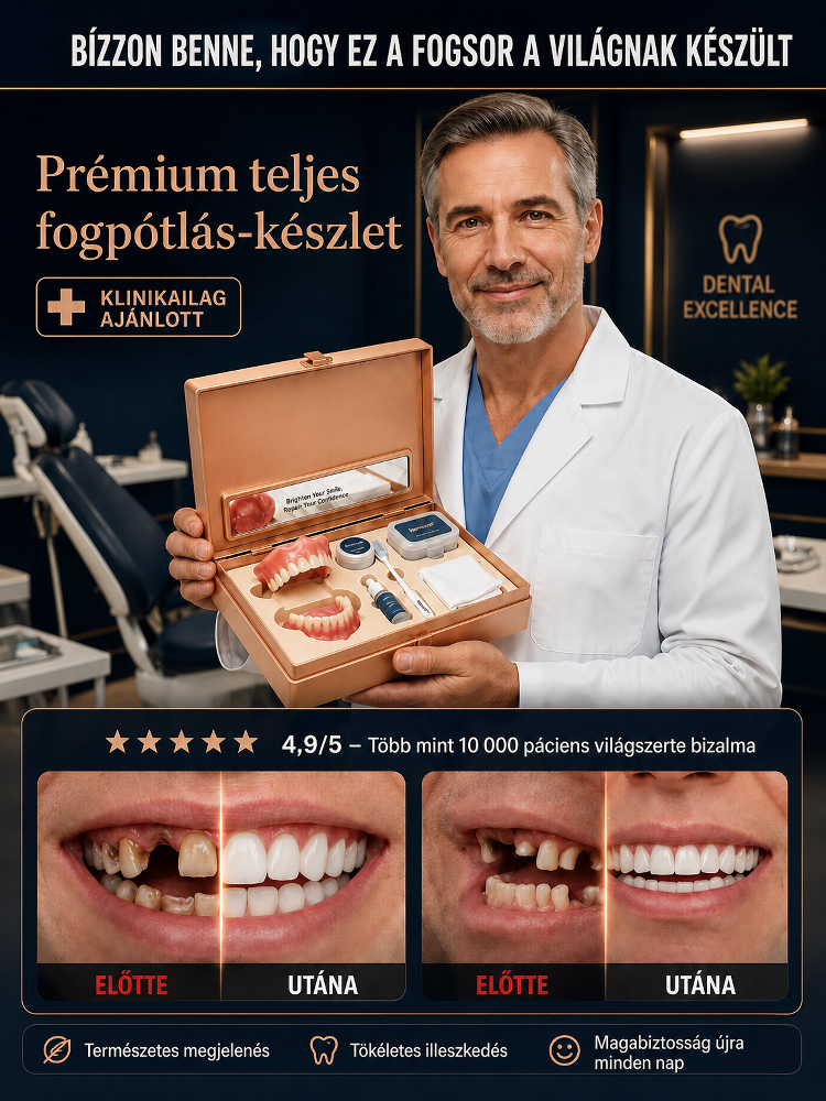 Azonnali Tökéletes Mosoly Kozmetikai Fogsor 📦Utánvét + 80% Kedvezmény