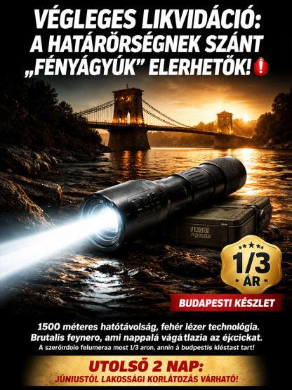 Szuperfényes Zoom Fényágyú (Végleges Likvidáció - 80% OFF)