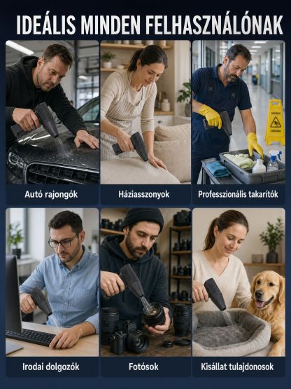 2 az 1-ben Profi Hordozható Turbó Fúvó🚗Autóhoz és Otthonra (-50%)