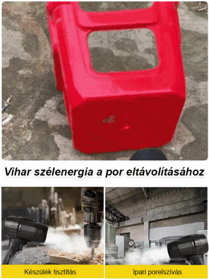 【🏷️ 80% Kedvezmény】Szupererős Akkumulátoros Légfúvó Utánvét!