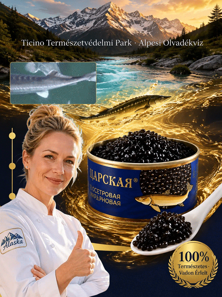 👍Prémium Európai Fekete Kaviár – 100% Tiszta Természetes Luxus (40% OFF)