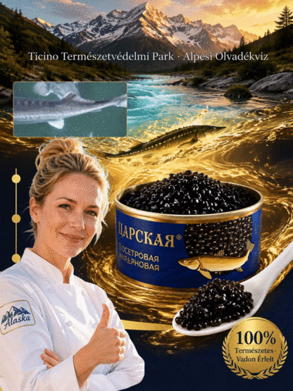👍Prémium Európai Fekete Kaviár – 100% Tiszta Természetes Luxus (40% OFF)