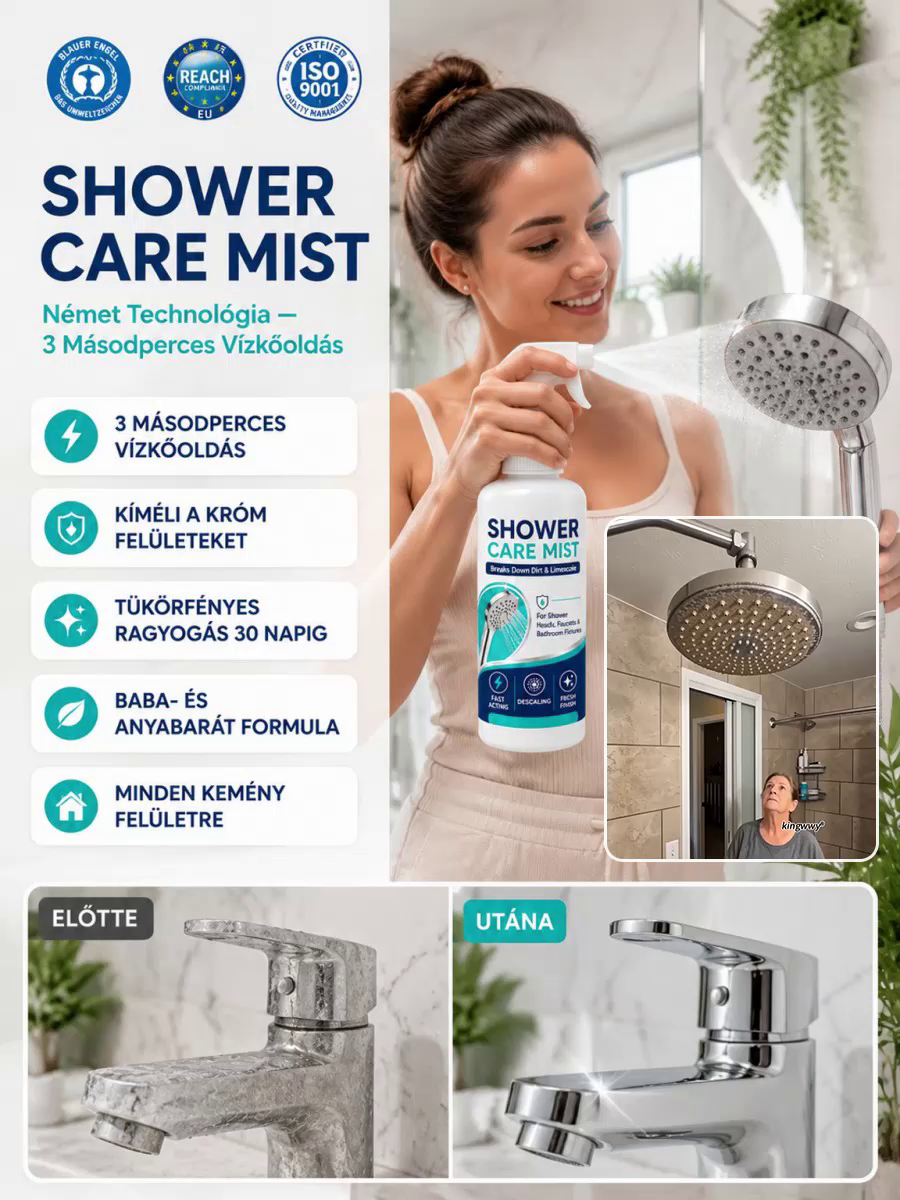【-80%】🚿 Univerzális Vízkő Eltávolító, 3 Mp-es Vízkőoldó Permet - Ingyenes Szállítás 🚚