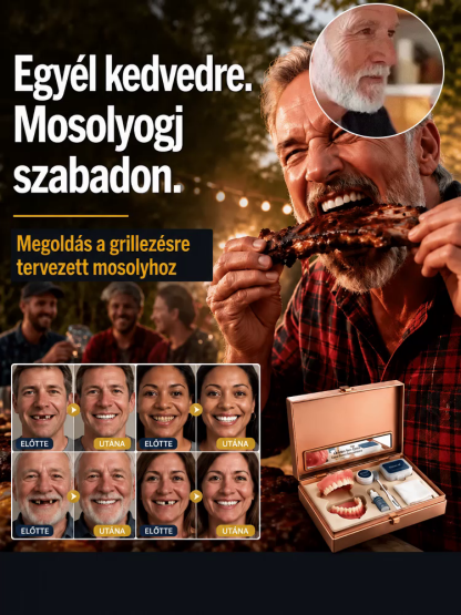 Azonnali Tökéletes Mosoly Kozmetikai Fogsor 📦Utánvét + 80% Kedvezmény