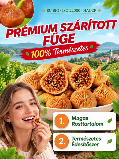 👍“Arany Cseppek” Kézműves Napon Szárított Füge – Bűntudatmentes Egészséges Snack
