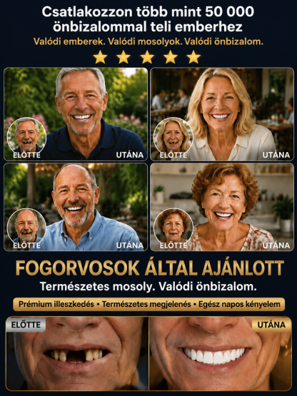 Azonnali Tökéletes Mosoly Kozmetikai Fogsor 📦Utánvét + 80% Kedvezmény