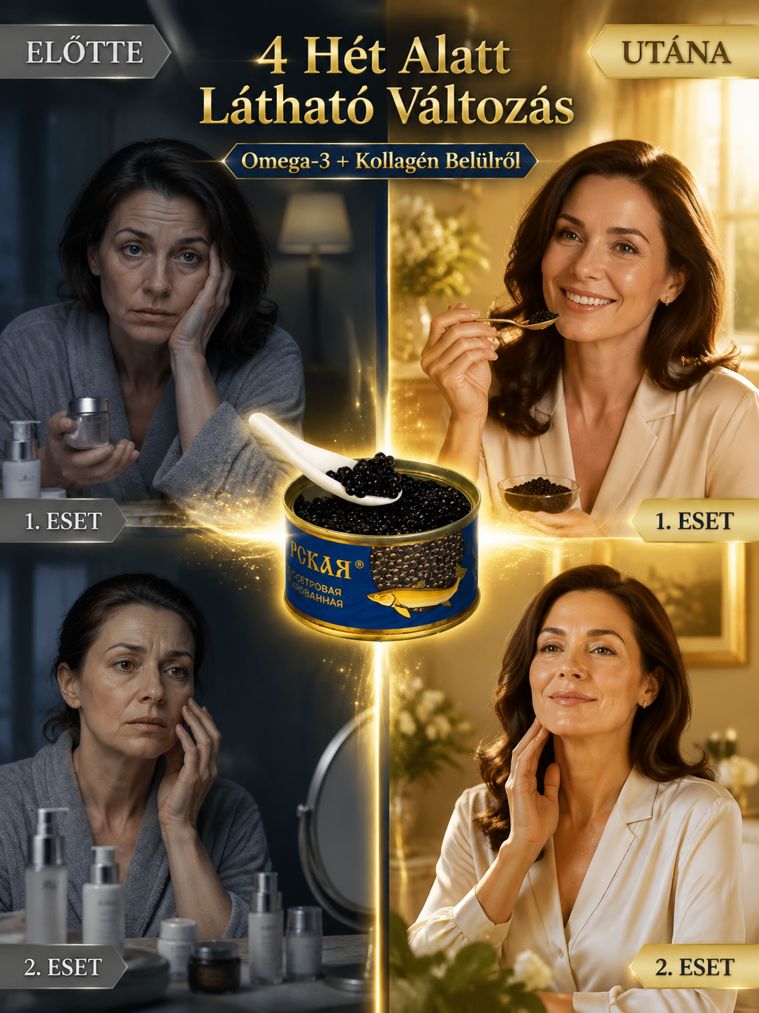 👍Prémium Európai Fekete Kaviár – 100% Tiszta Természetes Luxus (40% OFF)