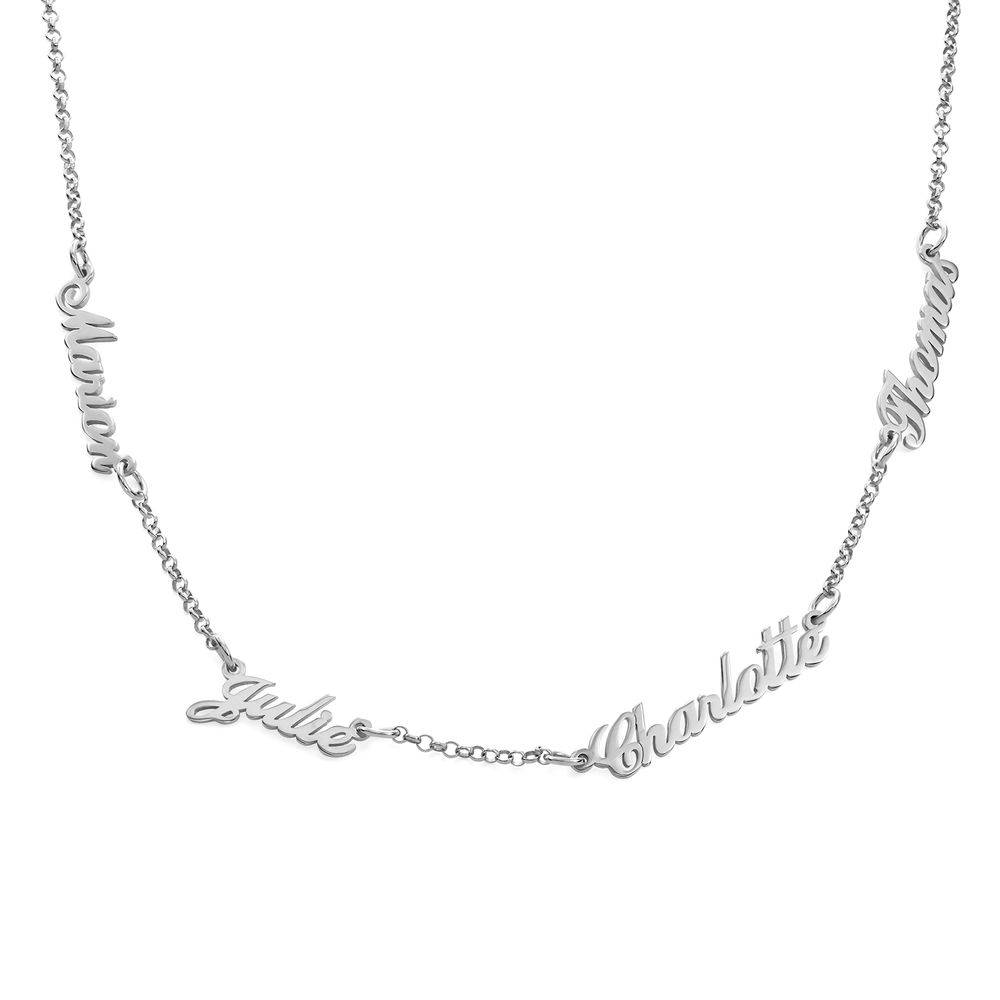 Mother's Day Gift Diamond Multiple Name Necklace Chain
