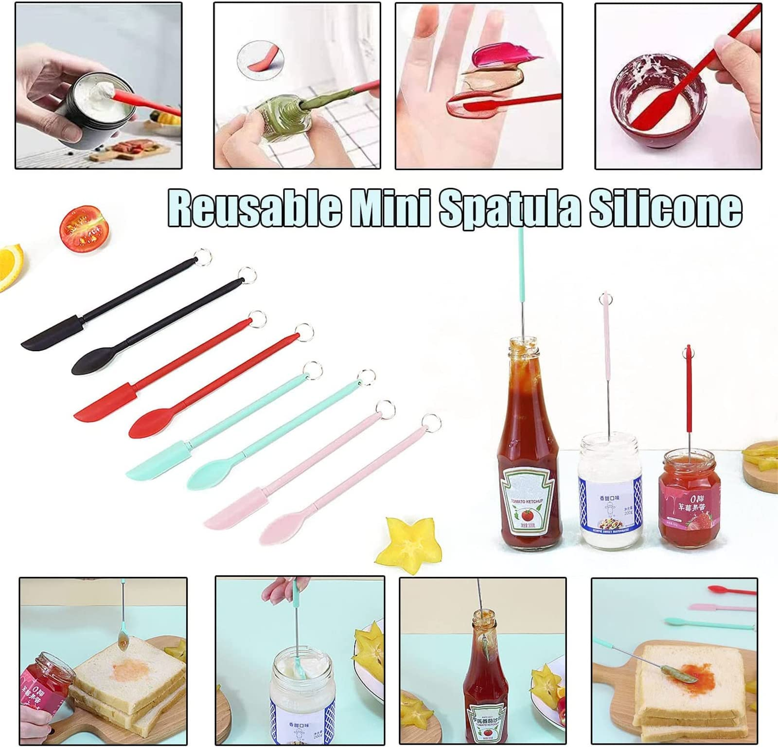 Mini Silicone Telescopic Spatula
