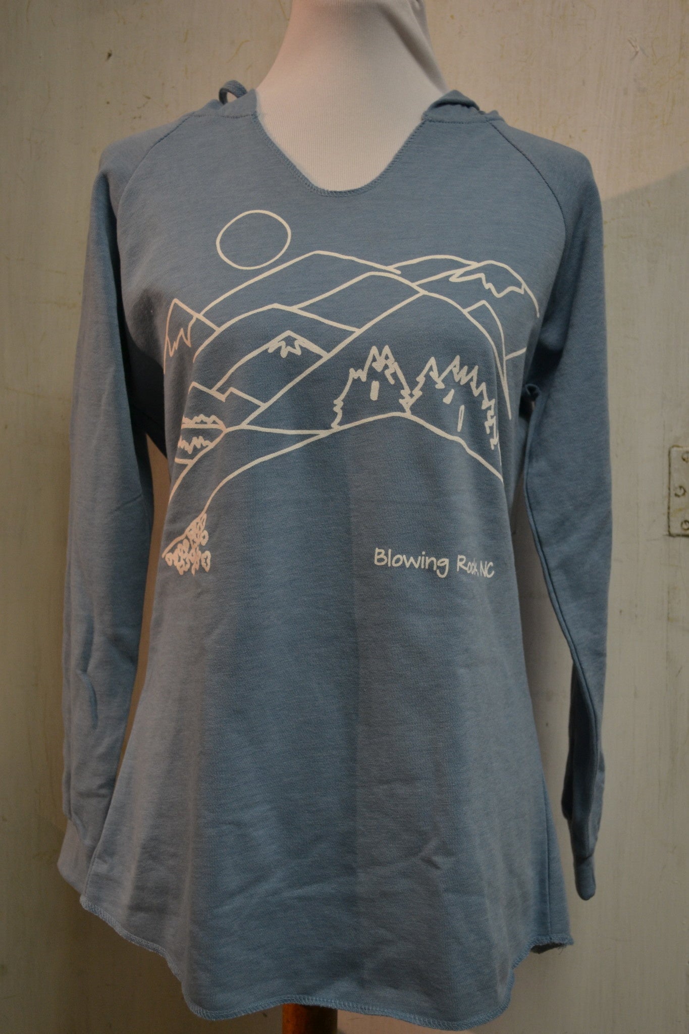 Blue Ridge Mountain Blowing Rock Hoodie-Arttile