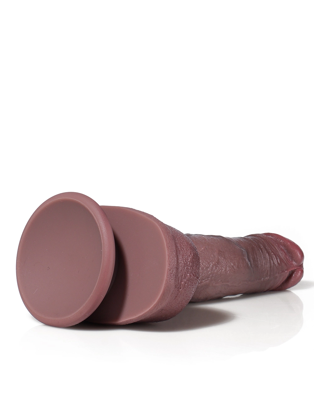 Max 8.2" x 1.5" Thin 1:1 Replica Black Dildo