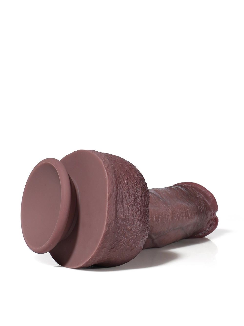Jordan 9.8" x 1.7" Upward Curved 1:1 Replica Black Dildo