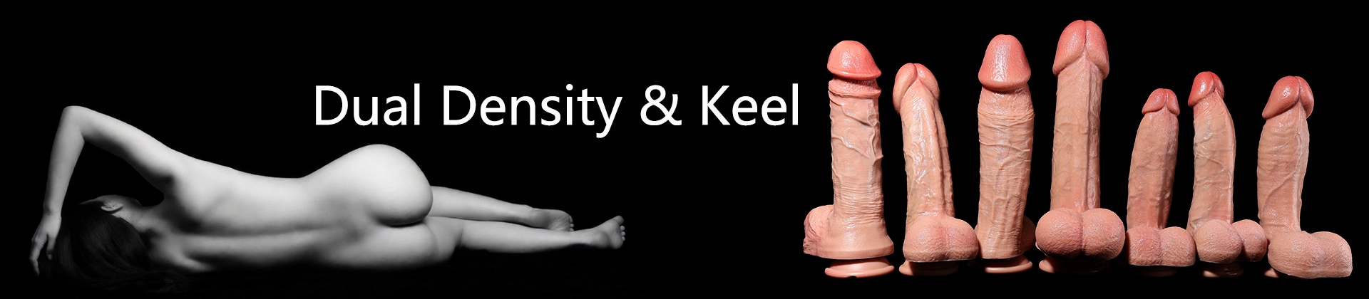 fukedick Dual Density & Keel Dildo