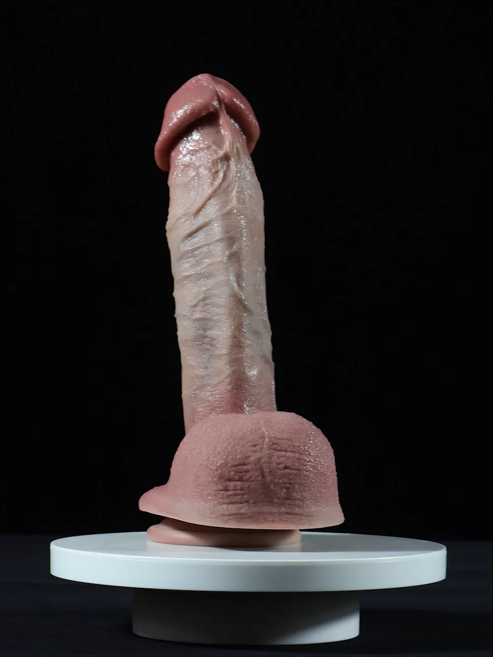 9.4" x 1.9" Most Realistic Soft Flesh Like Thick Huge Dildo