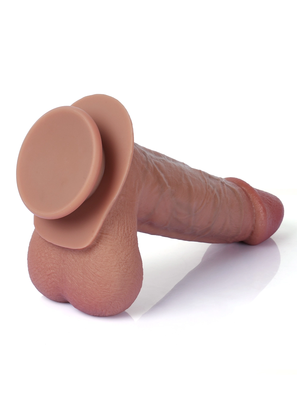 11.4" x 2.4" Realistic Silicone Dildo with Large Glans & Keel Support
