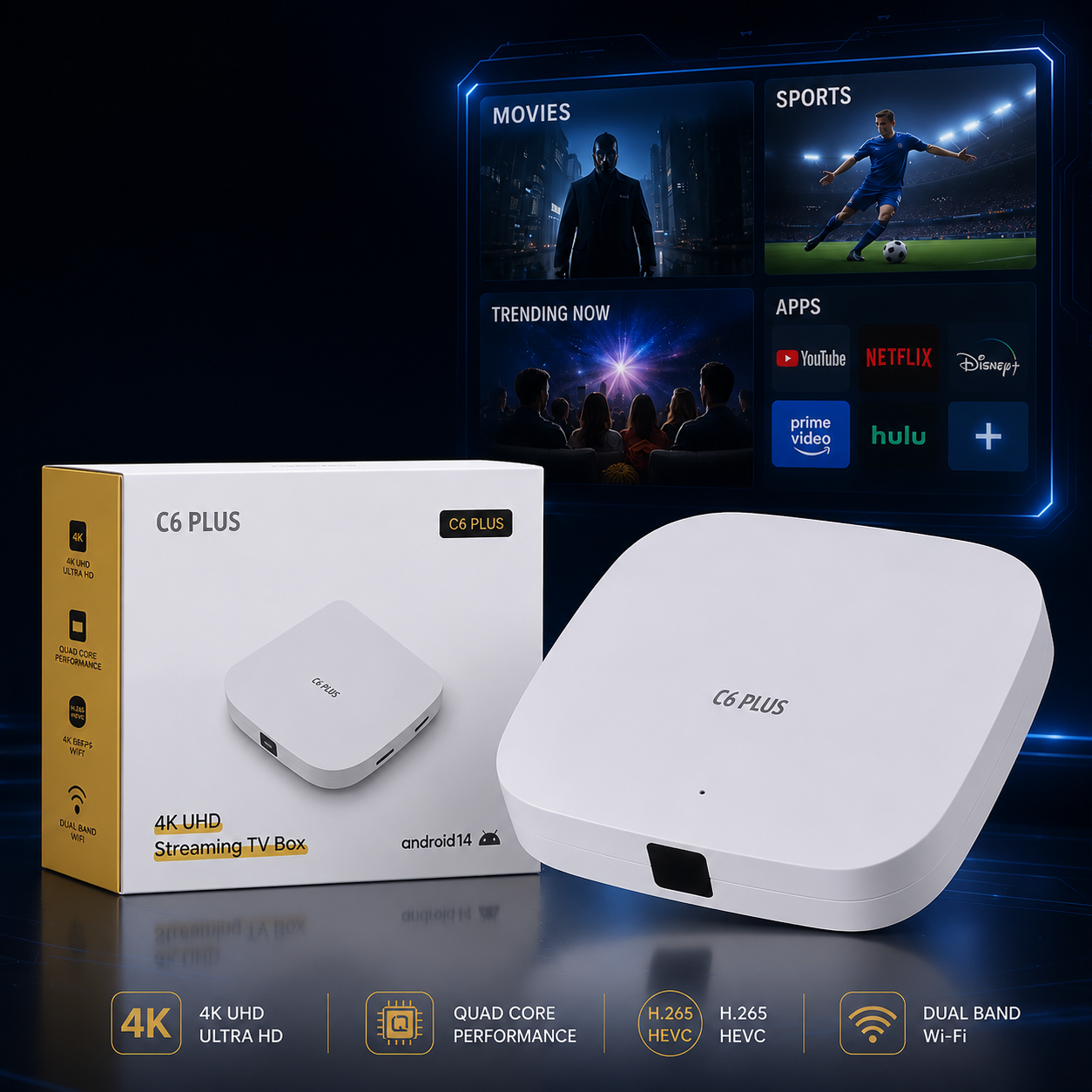 C6 PLUS TV Box