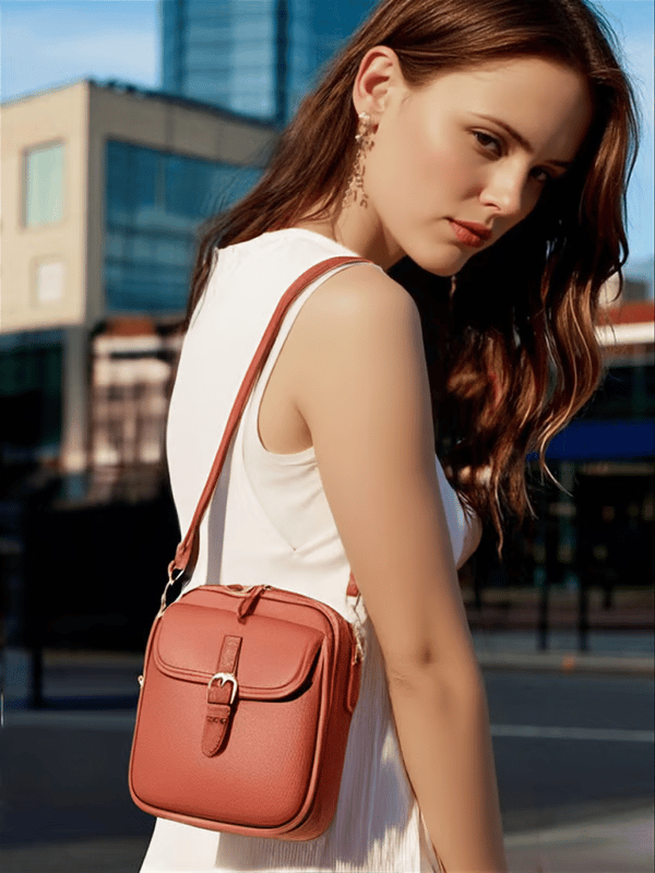 Crossbody Leather RFID Bag