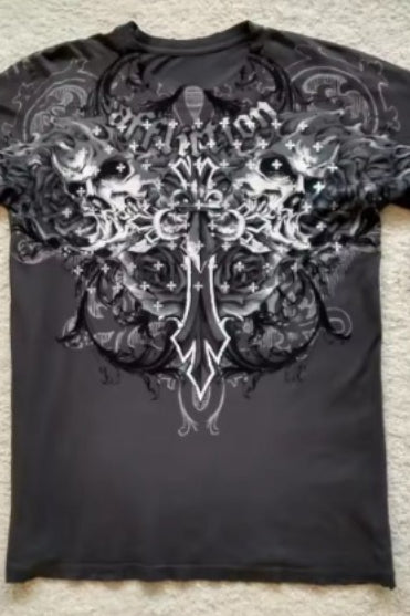 3D Print Y2K Gothic Men's T-shirt