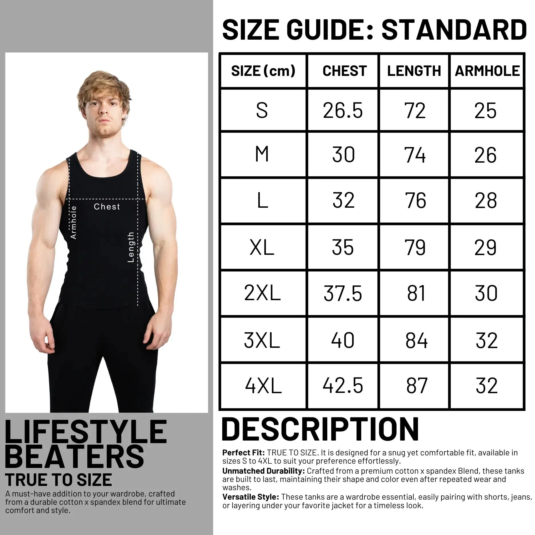 EKKO Lifestyle Beater - TRUE TO SIZE | 350 GSM