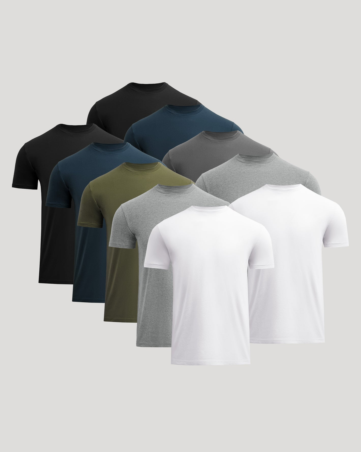 True Classic Men's Curved Hem Crew Neck T-Shirt