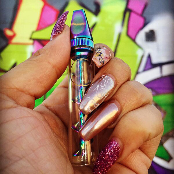 HOT SALE 49% OFF-Portable Easy-To-Clean Twisted Glass Blunt Pip
