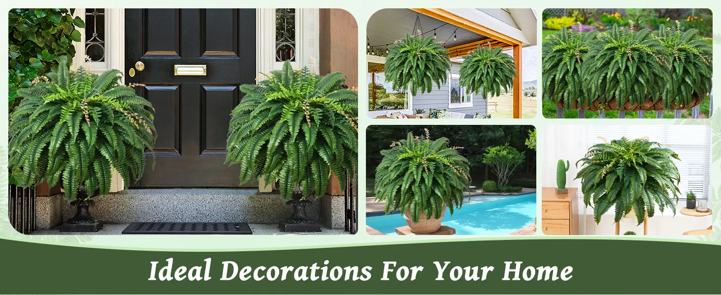 ferns artificial plants large