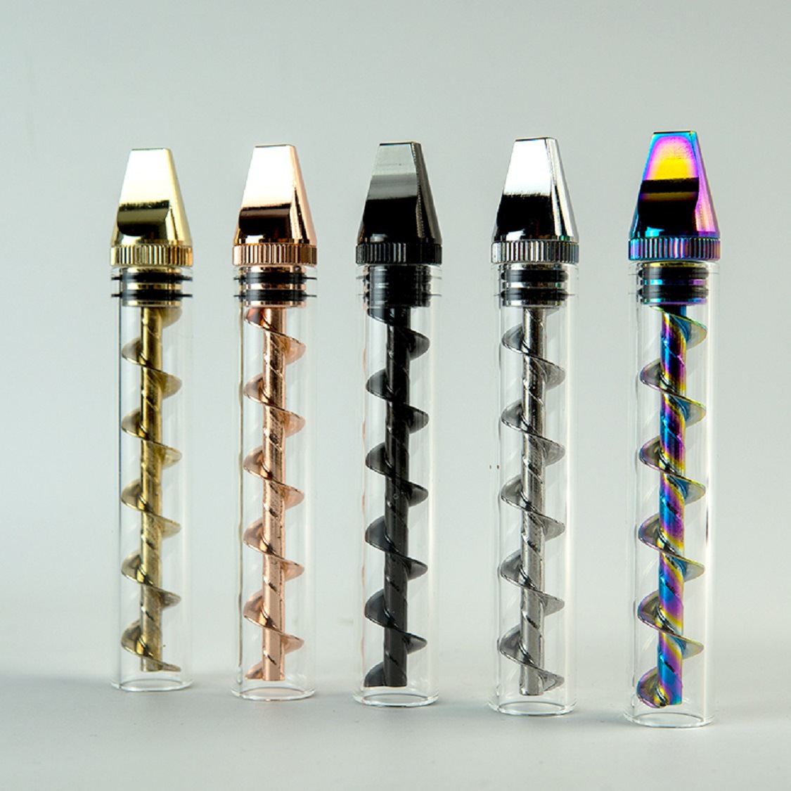 HOT SALE 49% OFF-Portable Easy-To-Clean Twisted Glass Blunt Pip