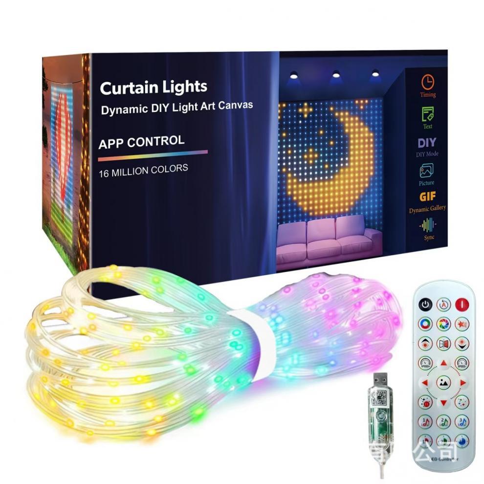 🎄✨Christmas LED House Net & Smart Outdoor Wall Curtain Light