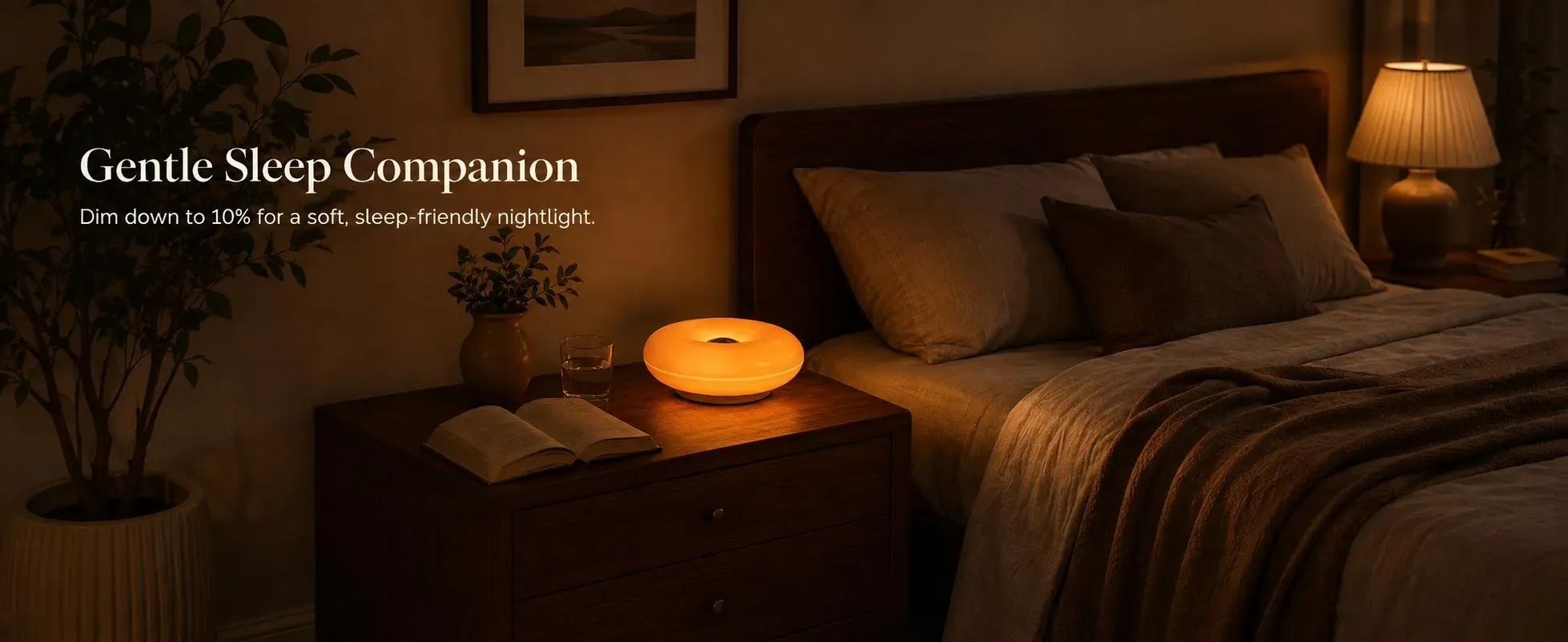 Acrylic Orange Donut Mood Lamp - Plug-in Swing Arm Wall Light, LED RGB Colorful Lights for Bedroom, Living Room Decor, Warm Retro Modern Lamps for Cozy Ambient Glow, Wall Decor for Home Supplies Festive Decorations