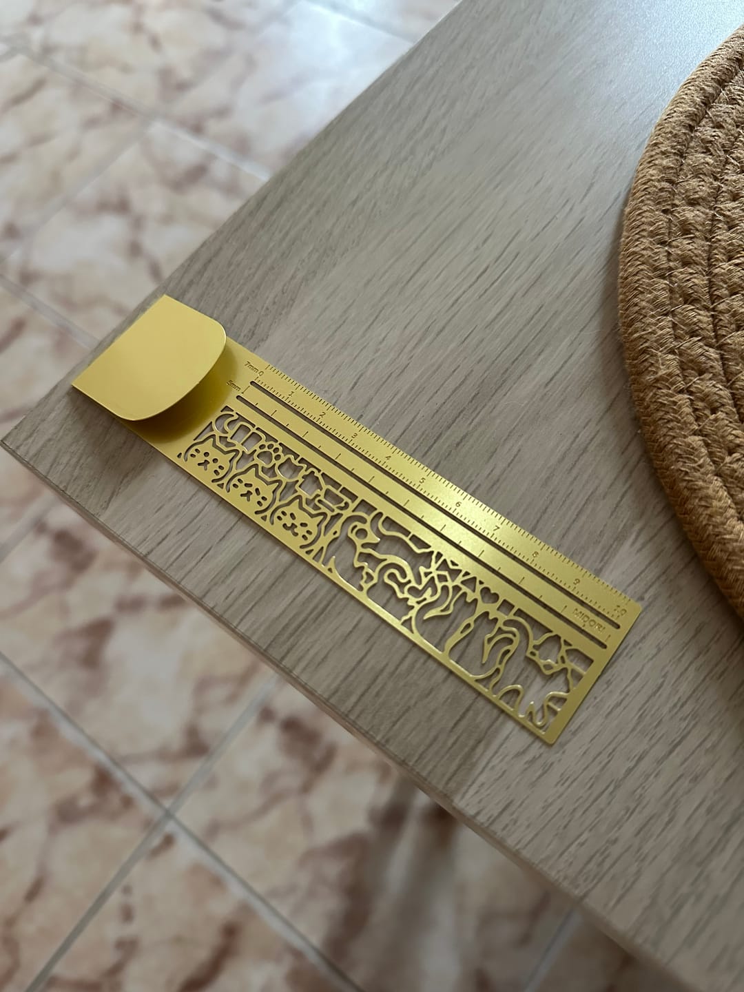 Decorative bookmark ruler gift customer photo